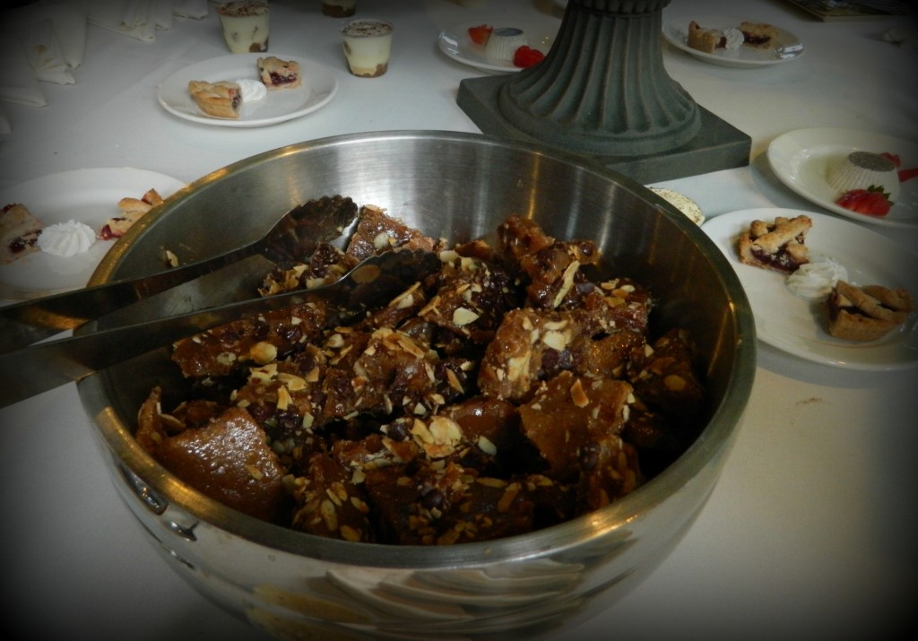 Scotland: Scottish Toffee - Fudge-like toffee with almonds and chocolate.