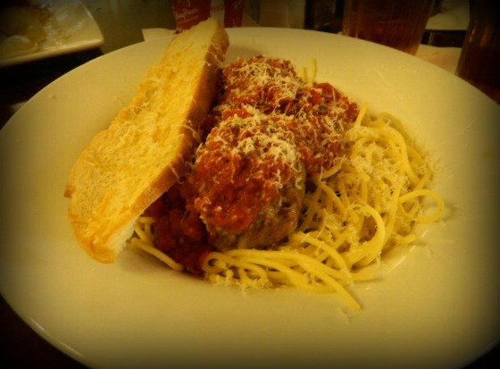 You can't not order spaghetti at Tony's.