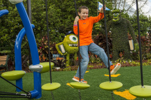 Kid-friendly play gardens at Epcot's Flower & garden Festival. Photo: Matt Stroshane