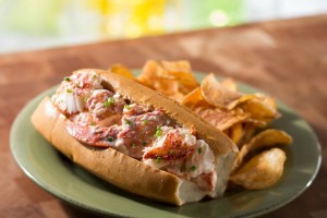 The New England Lobster Roll returns to the Hops & Barley Marketplace during the Epcot International Food & Wine Festival at Walt Disney World Resort in Lake Buena Vista, Fla. The popular fall festival also features wine tastings, culinary demonstrations, mixology seminars, nightly "Eat to the Beat" concerts and a broad range of premium dining events. (Matt Stroshane, photographer)