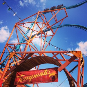 Busch Garden's newest roller coaster, Tempesto, opened in 2015.